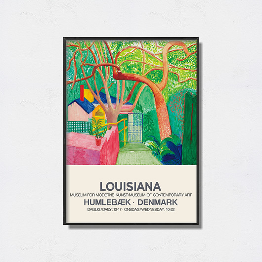 David Hockney Exhibition Poster Pas De LArt