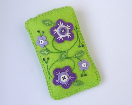 Etui na telefon Kwiaty Tulis