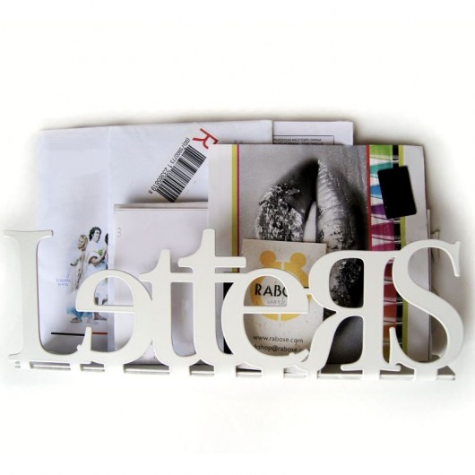Oryginalny stojak na listy, LETTERS, black Rabose Workshop