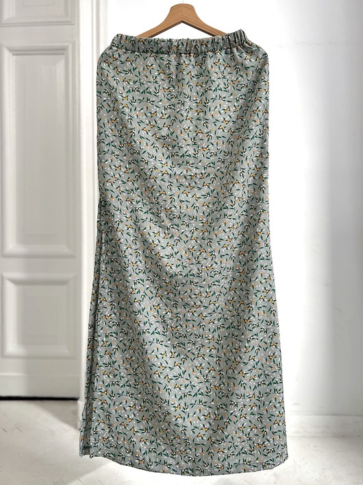spódnice maxi Spring / spódnica maxi ze 100% wiskozy