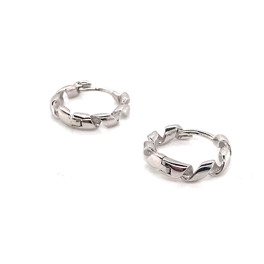 Srebrne kolczyki kółka VENA Jewellery