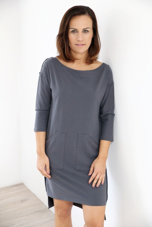 SUKIENKA/ LOVELY DRESS grafit OHYEJ
