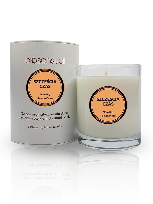 świece zapachowe Świeca do masażu i aromaterapii SZCZĘŚCIA CZAS 200g