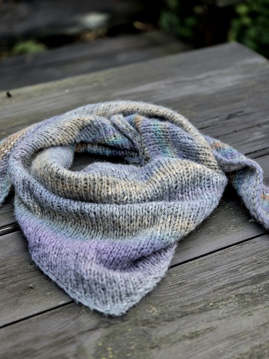 szale damskie Pastelowy puchacz / chustka