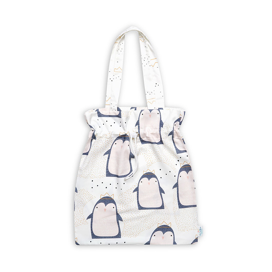 Woreczek wiązany - Lovely Penguin Fun with Mum