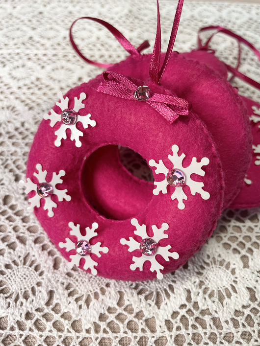 ozdoby choinkowe Zestaw świątecznych zawieszek #01