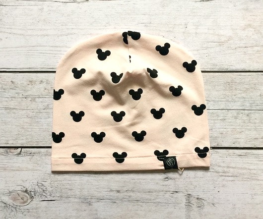 Cienka czapka z dresówki  KG Handmade