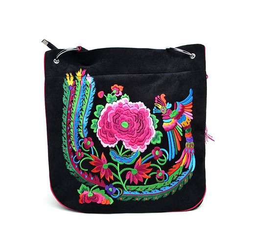 Haftowana torba Boho First Bloom Rose Bright Boho old