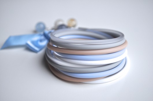 MONO light blue, white, cream and grey SweetHeart Studio