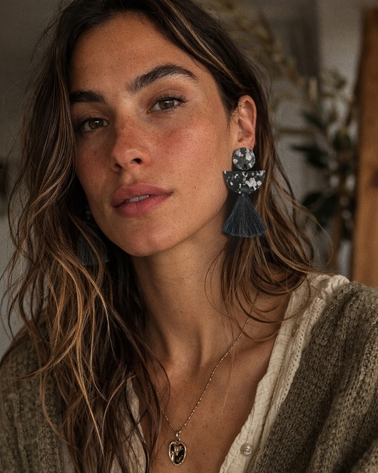 kolczyki chwosty Kolczyki chwosty malarskie