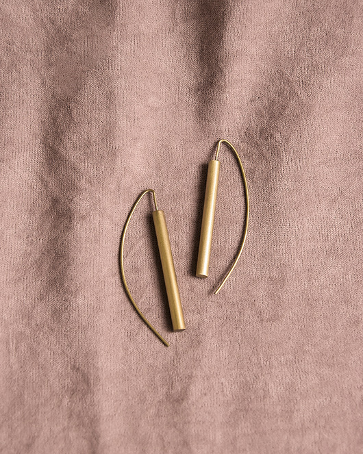 kolczyki z mosiądzu Kolczyki SIMPLE No. 3.