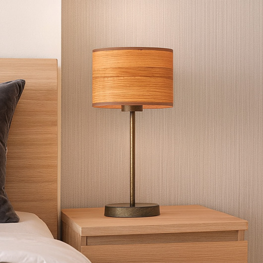 lampy stołowe Lampka nocna stołowa w stylu skandynawskim NICEA ECO