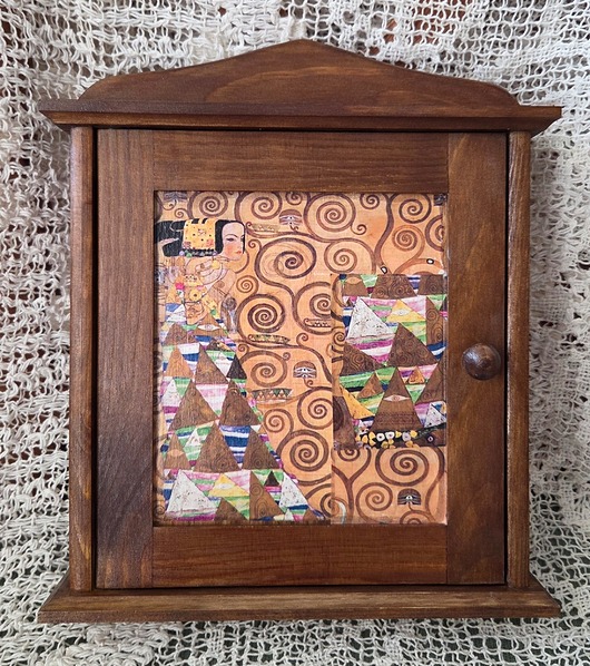 wieszaki Szafka na klucze Klimt patchwork