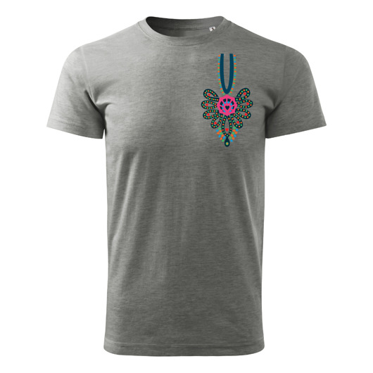 t-shirty męskie Tatra Art podhalańska Parzenica t-shirt szary