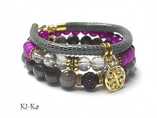 Violet and grey /29.05.15/ set KiKa pracownia