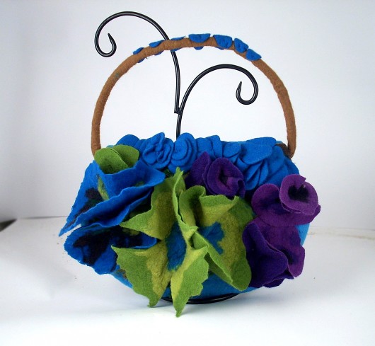 Jedwabnofilcowa Torebka: Living Bag filcant