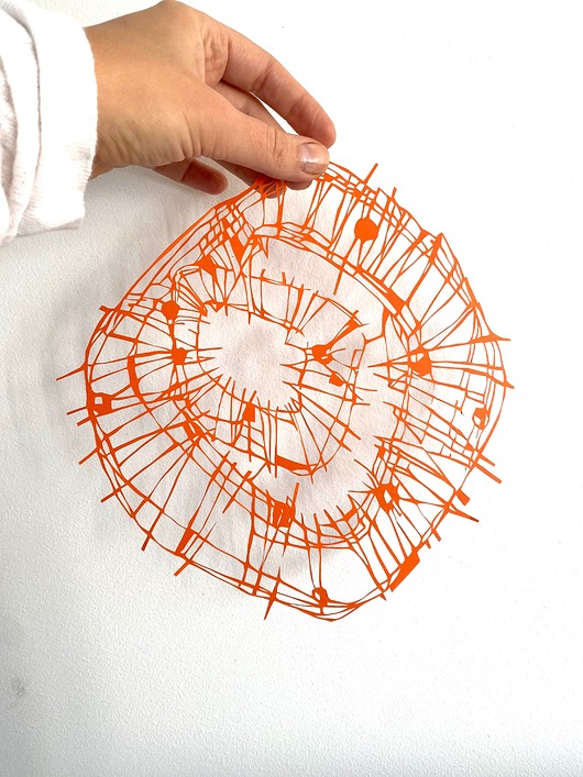 Ozdoby na ścianę Wycinanka Nest II