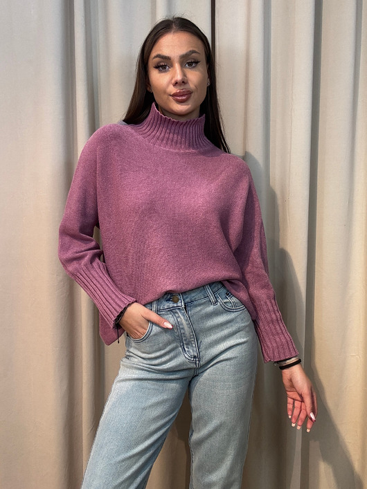 swetry damskie  Wiskozowy golf Lilla