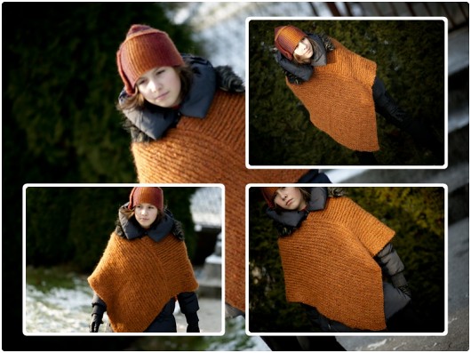 PONCHO &quot; TOFFI &quot; - LTD Edition HERBE DESIGN