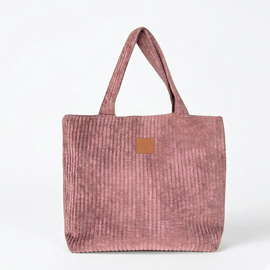 torby na ramię Duża torba ze sztruksu Mili Cozy - Rose Dust