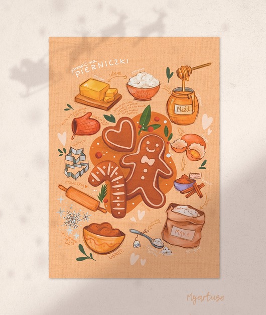 dekoracje świąteczne Przepis na pierniczki