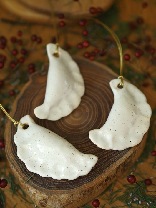 ozdoby choinkowe Pierogi na choinkę