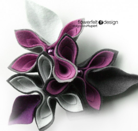 kwiaty Bzu - brocha FlowerFelt Design