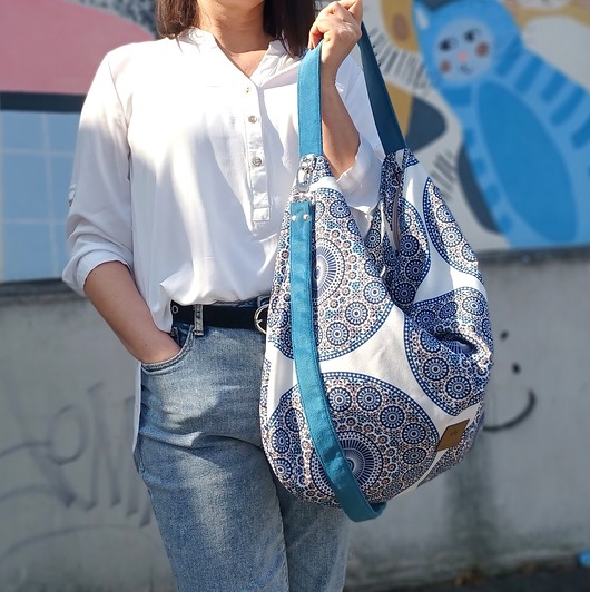 Torba Hobo welurowa Arabia sabi tatka