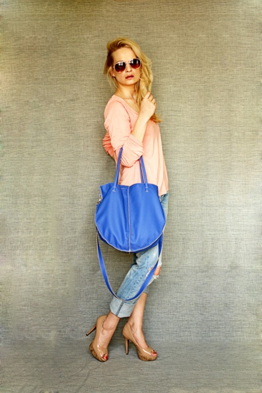 Royal Blue  Bag  Pansy