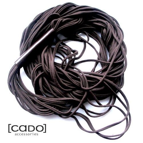 Dzianinowy naszyjnik Cado Brown CADOaccessories