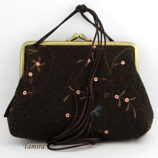 Torebka :: brown wool exclusive :: yamira