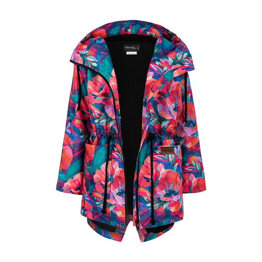 kurtki damskie Ciepła przejściowa kurtka parka