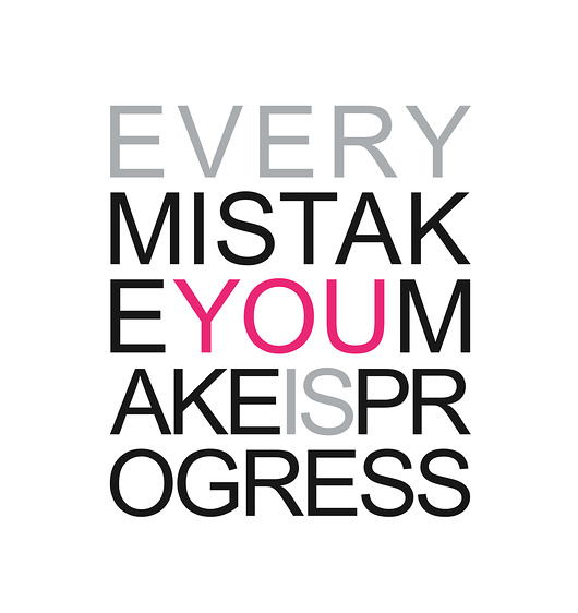 naklejka napis EVERY MISTAKE YOU MAKE.... loonybin