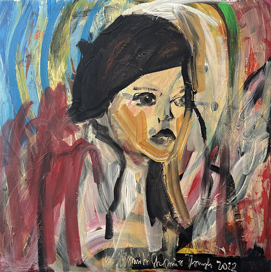 obrazy Paris Obraz akrylowy sztuka oryginał 50 x 50 Kamila Stefania Tkaczyk