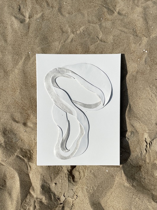 obrazy Obraz strukturalny "Water Shapes II"