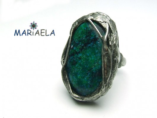 CHRYZOKOLA OWAL MARIAELA