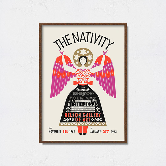 Plakat Alexander Girard  litografia - reprodukcja Pas De LArt