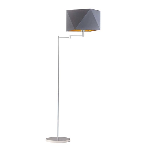 lampy podłogowe Ruchoma lampa podłogowa do czytania na wysięgniku SANTIAGO GOLD
