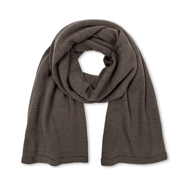 szale damskie Wełniany Zimowy szeroki SZAL 100% wełny merino unisex Cappuccino niegryzący