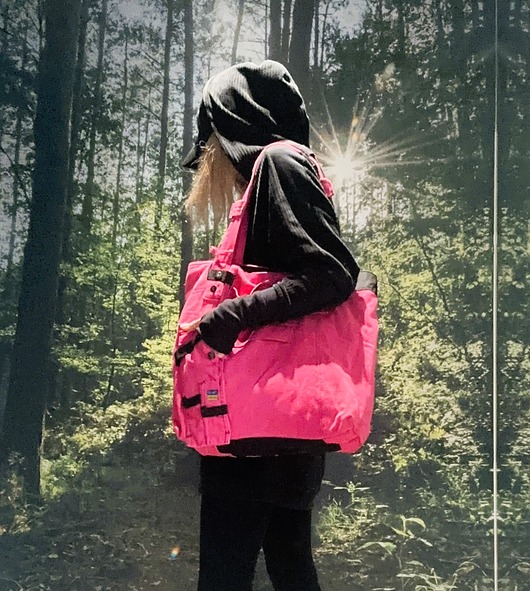 torby XXL Torba jeansowa Robo Pink