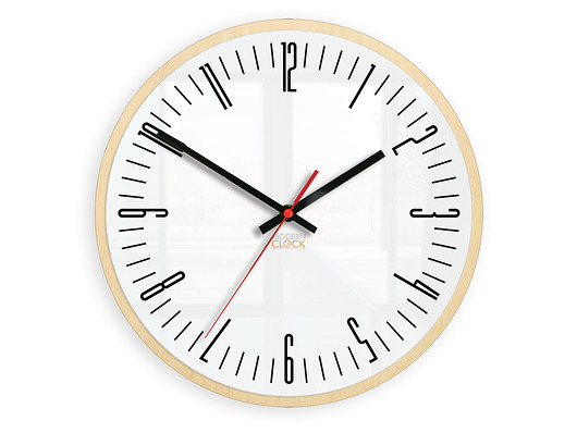 Zegar ścienny Piano White ModernClock