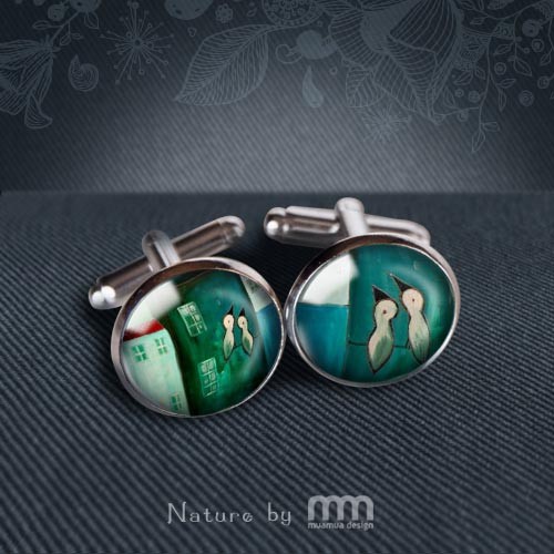Green Birds muamua design