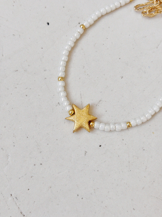 bransoletki złote Bransoletka z koralików toho i Gwiazda