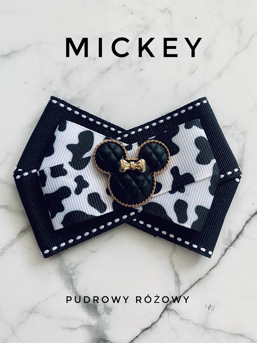 broszki Brosza Black & White MICKEY Hit! 1szt