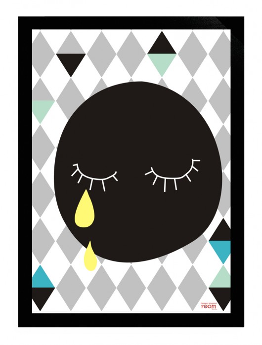 Księżyc - plakat Humpty Dumpty Room Decoration