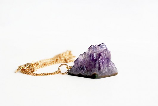 Naszyjniki z ametystem Amethyst Romance  Lili in the Garden