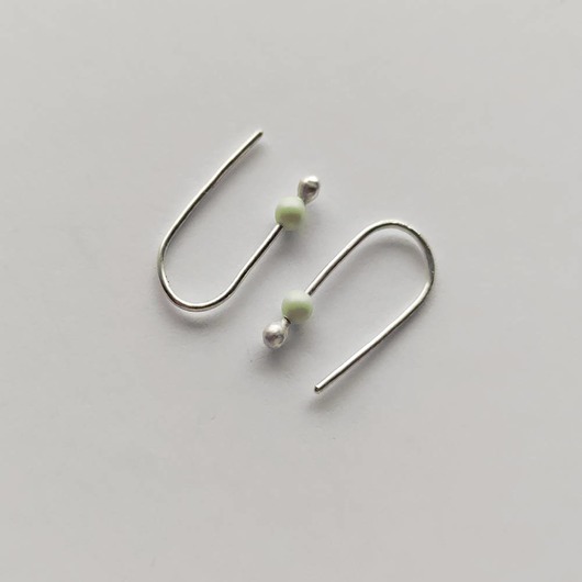 kolczyki z kamieniami Kolczyki OKRĄG