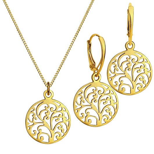 Zestaw 2-częściowy z zawieszkami pozłacane KZ7 Coccola JEWELLERY