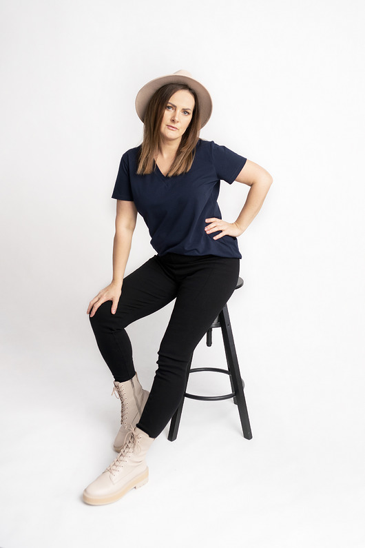 legginsy Legginsy z grubszej bawełny organicznej GOTS