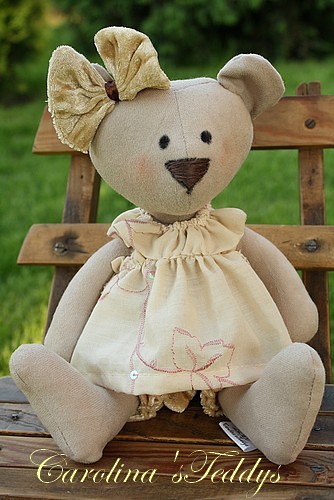 Agata miś  -Carolina&#039;sTeddys ZAMÓWIENE  CarolineArt